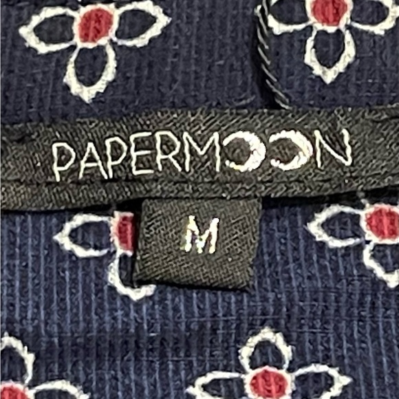 PAPERMOON Blue Floral Print Sleeveless Top - Picture 10 of 11